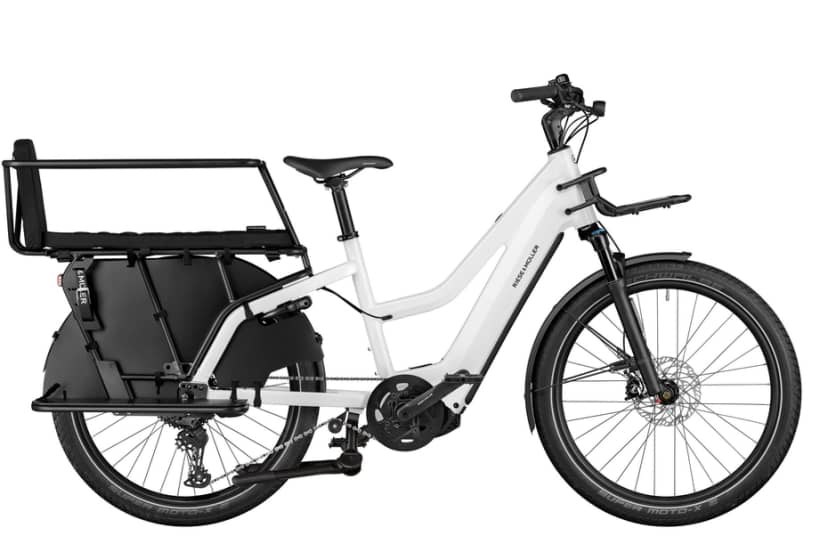Velo cargo long-tail multicharger mixte