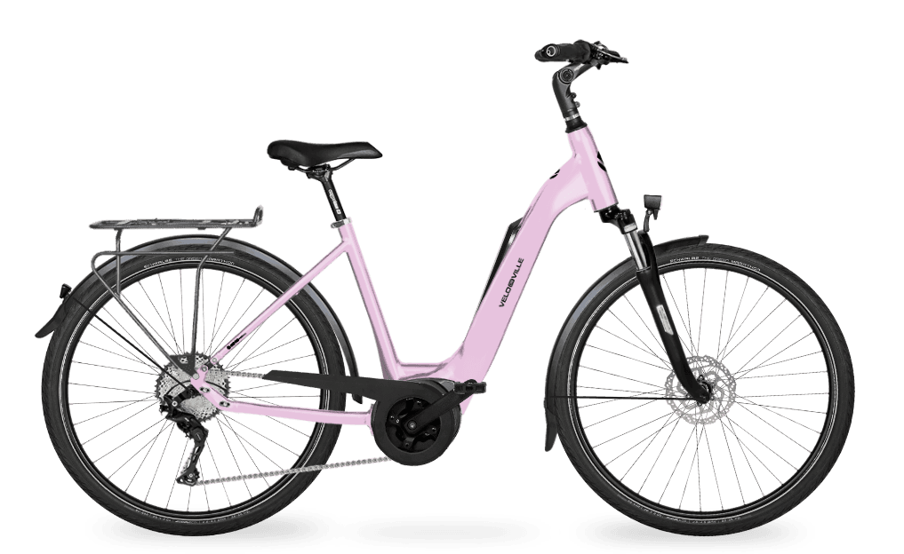 Vue du cadre Wave du AEB 800 Classic Vélo de Ville