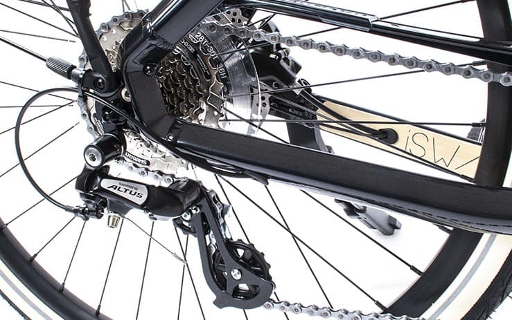 Zoom sur le dérailleur de l'ivog city boost