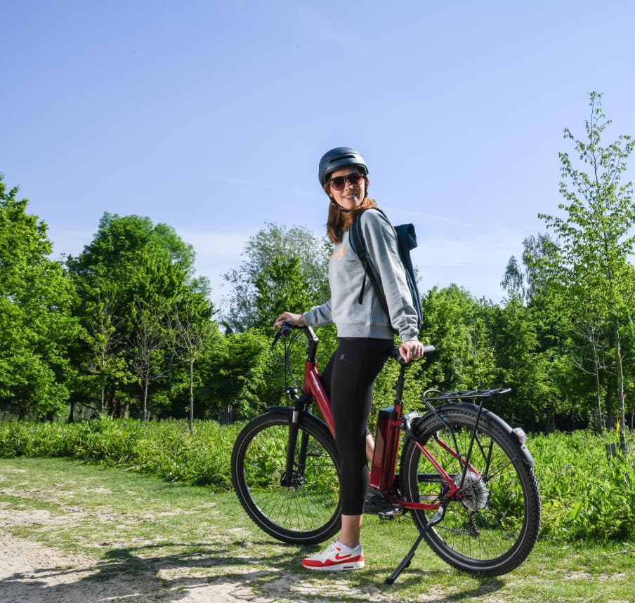 Photo d'un vélo vtc disponible en location