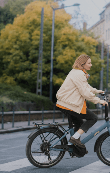 Vélo OG24 équipé pour siège bébé et rangement compact