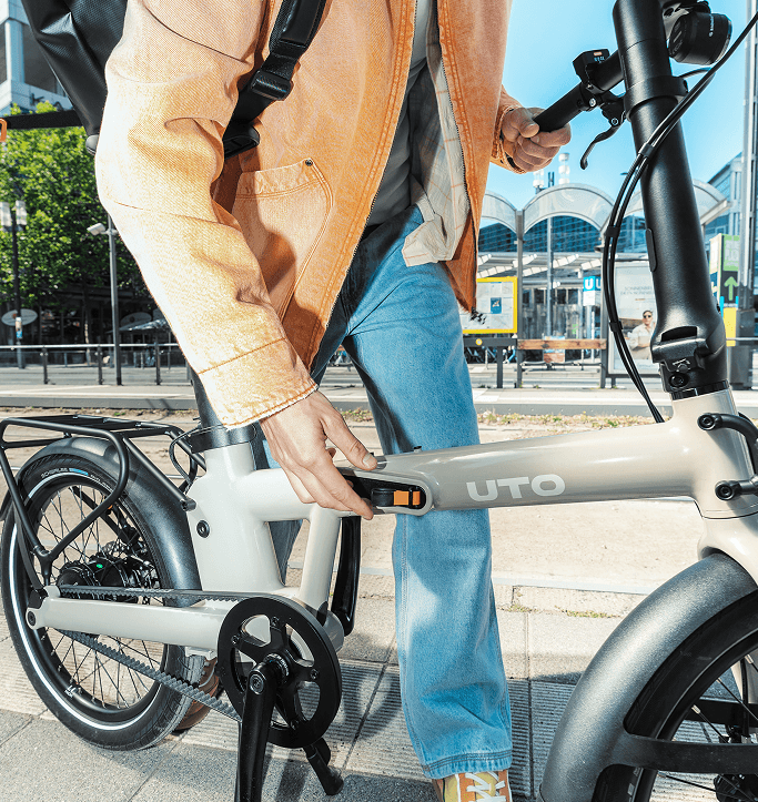 Vélo pliant électrique PRO20 compact et sécurisé