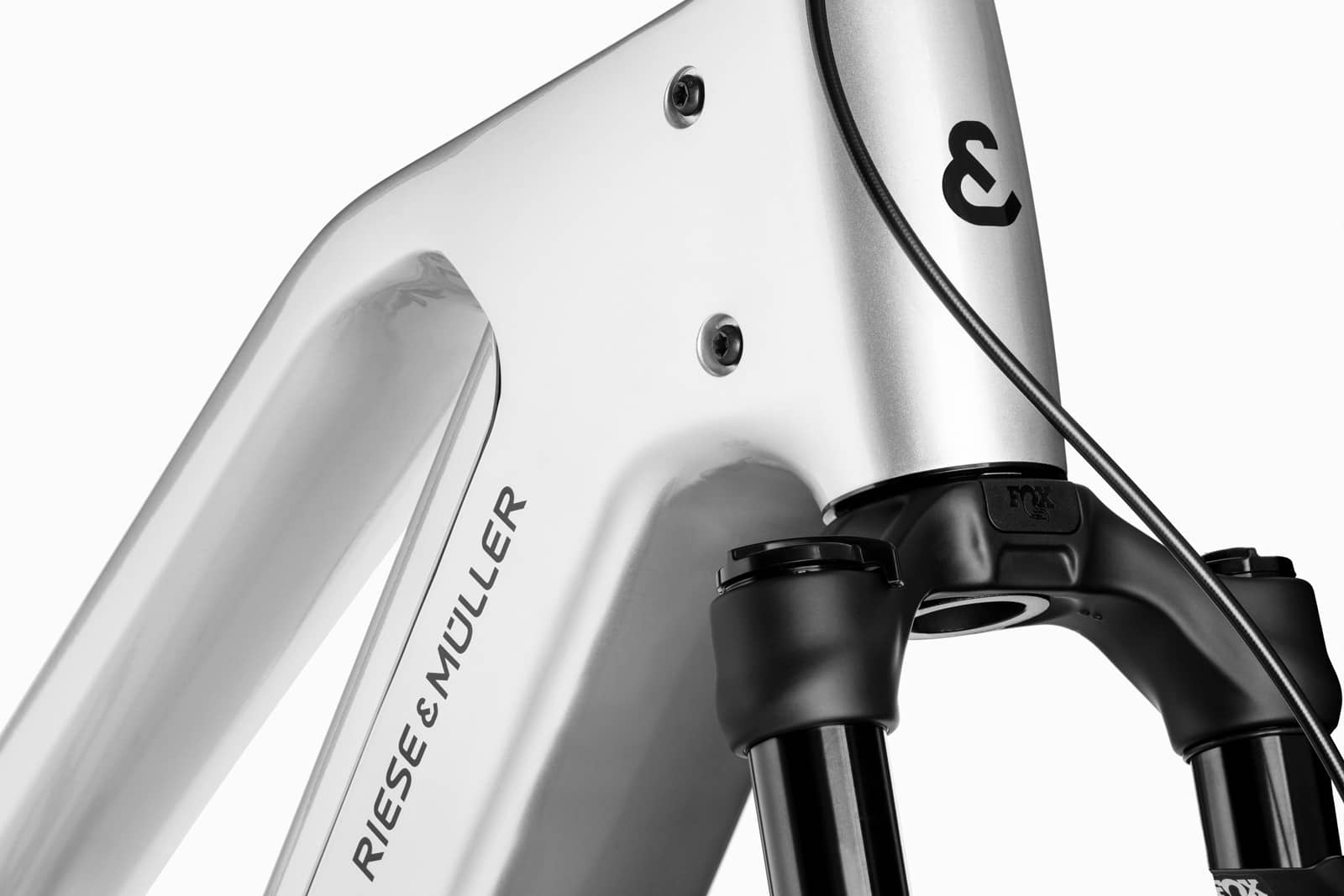 Vue du cadre aluminium mixte du Riese & Müller Charger 5 Mixte Touring