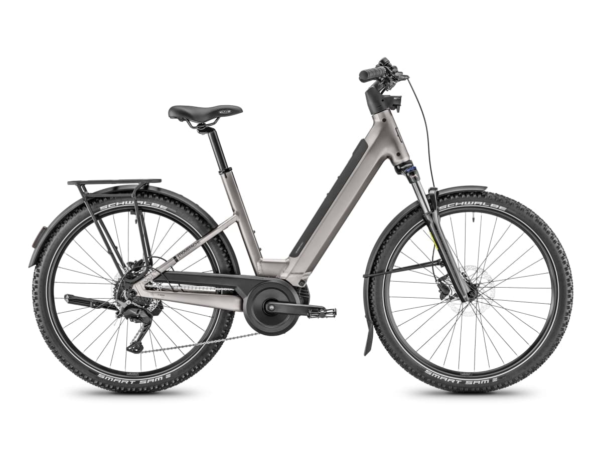 Vélo électrique Moustache Xroad ES, vu de profil.